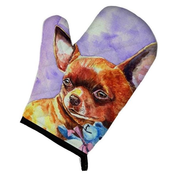 Carolines Treasures Carolines Treasures 7340OVMT Chihuahua with Teddy Bear Oven Mitt 7340OVMT